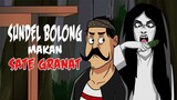 Hantu Sundel Bolong Makan Sate Granat - Kartun Horor Lucu