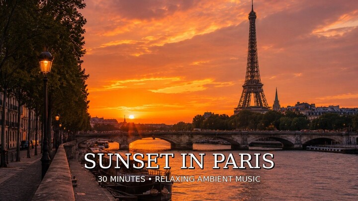 Sunset in Paris