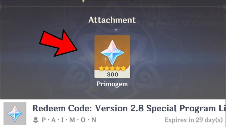 Version 2.8 Special Program & 300 Primogems Codes FINALLY COMING