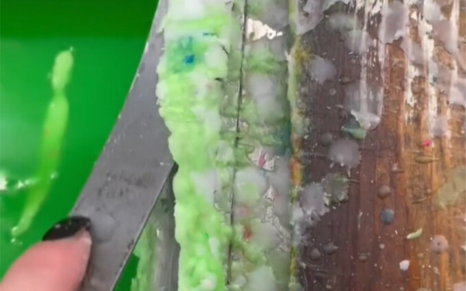 Wax pool cleaning, ultimate stress relief!