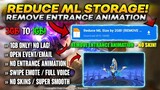 How to Reduce ML Storage Size by 2GB! (Remove Entrance Animation, Full Event, No Skin) 60 fps - MLBB