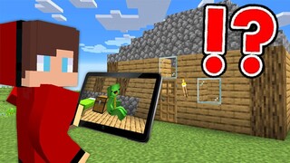 JJ Using Security Cameras To Cheat In Hide And Seek Mikey Funny Challenge (Maizen Mizen Mazien)