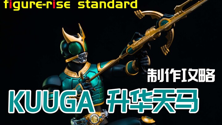 【玩乜胶】4K分辨率 假面骑士空我升华天马形态喷涂制作全攻略  figure rise standard frs 拼装版 制作流程