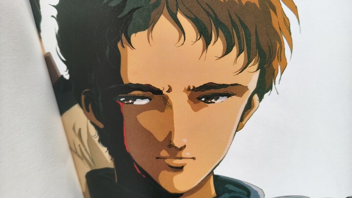 Ilustrasi untuk novel "Gundam's Flashing Hathaway", setting (remake): OLEH artis "Mikimoto Haruhiko"