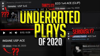These 2020 CS:GO Plays Are CRIMINALLY Underrated!