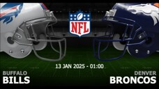 NFL2024-25 รอบเพลย์ออฟไวด์การ์ด คู่ที่3 บิลล์ VS บรองโก้ส์ อเมริกันฟุตบอลบรรยายไทย