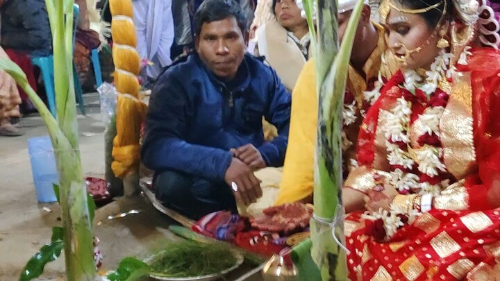 Bangladeshi Hindu Religious Wedding.This was my friend's Krishna Weadding ceremony. 24/01/2025