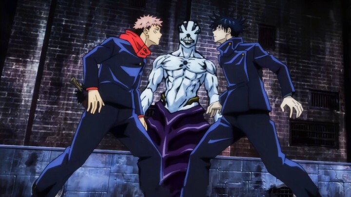 "Jujutsu Kaisen · Episode 4" A special cursed spirit suddenly appears, and the three people of Yuji 