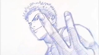 井上雄彦98年绘制的《灌篮高手》手绘动画广告！