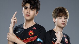 This is our team's AD Lin Weixiang, and this is my support Liu Qingsong - lwx lqs Characters