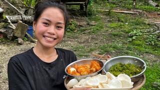 Filipino Streetfood "Kwek-Kwek" Homemade, ofcourse with guso for snack | Bohol, Philippines