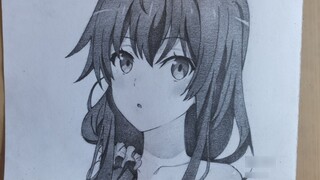 【Gambar Tangan】 190 menit untuk menggambar Yukinoshita Yukino! Aku memberikan segalanya padamu, biar