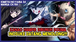 KNY S4 (158) KANAO HAMPIR DIBUNUH oleh Douma!!! Inosuke Datang Menolong!!