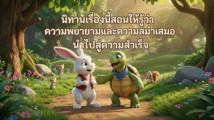 นิทาน กระต่ายกับเต่า