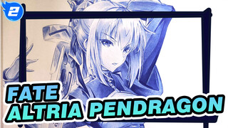 [Fate] Menggambar Pendragon dengan Bolpen_2