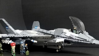 [Cannon's Wonderful Lego 02] Use Lego to build a fighter jet that matches your XP