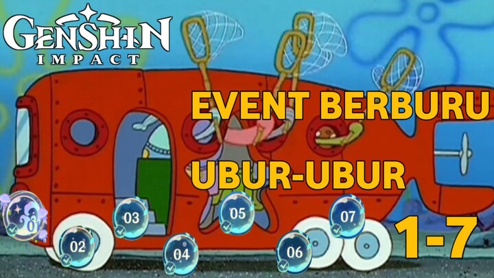 Event Berburu Ubur-ubur 1-7 - Genshin Impact