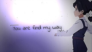 AMV Preset Typography Alight Motion - Tamako x Mochizou (Way back home)