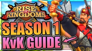 New KvK Season 1 Map [2022 tips and guide] Rise of Kingdoms