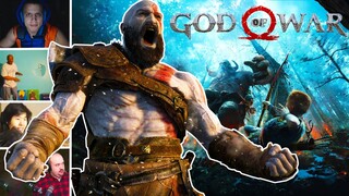 Streamers Rage While Playing God of War, Compilation (GOW)