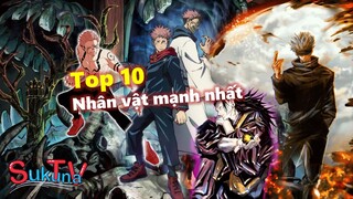 Xếp hạng 10 nhân vật mạnh nhất trong Jujutsu Kaisen