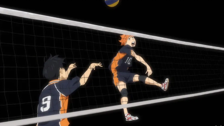 ช่วงเวลาที่ Kageyama และ Hinata ทำการโจมตีอย่างรวดเร็ว