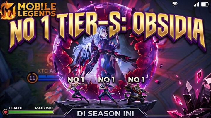 Obsidia Hero mlbb langganan pick di land of dawn
