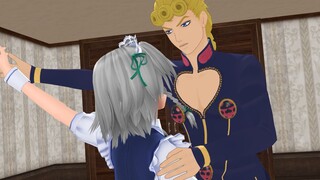 [Oriental xJOJO] Giorno vô cùng bất mãn với việc cha DIO chấm Sakuya (mmd)