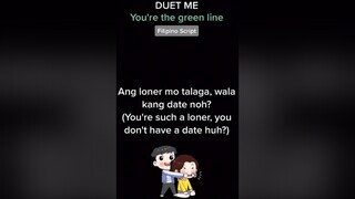 DUET ME: YOU'RE THE GREEN LINE. POV: Your friend asks you out to be his prom date. fyp duet pov voi