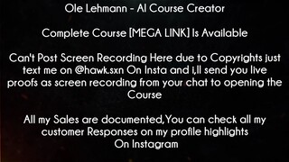 Ole Lehmann Course AI Course Creator download