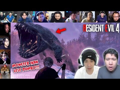 Reaksi Gamer Melawan Del Lago, SI MONSTER IKAN LELE DUMBO!!! | Resident Evil 4 Remake Indonesia