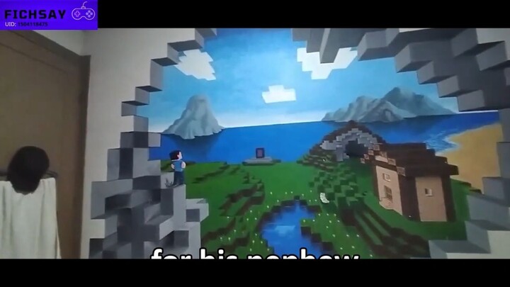 Biểu cảm của người chơi được miêu tả bởi Minecraft hài hước #gamehay