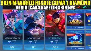 SKIN MWorld RESALE HARGANYA CUMA 1 DIAMOND | APAKAH SKIN STUN JUGA AKAN RESALE 2023? - MLBB