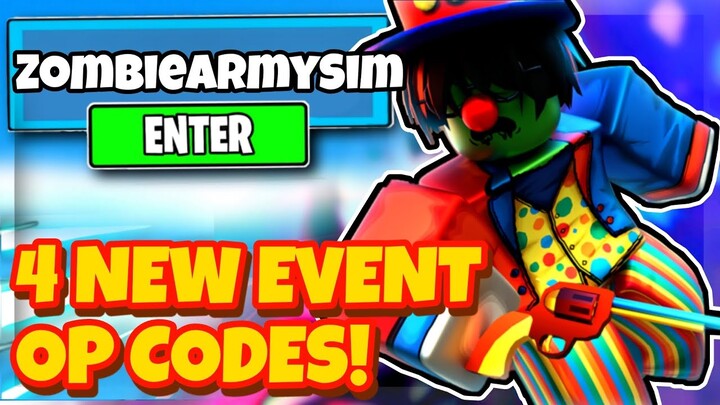 4 NEW SECRET *🎪EVENT* UPDATE CODES For ZOMBIE ARMY SIMULATOR In Roblox Zombie Army Simulator!