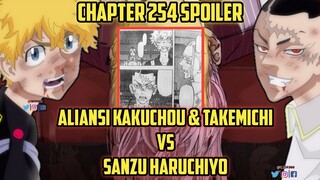 TOKYO REVENGERS CHAPTER 254 Spoiler - ALIANSI TERBENTUK !! KAKUCHOU & TAKEMICHI vs SANZU HARUCHIYO!!