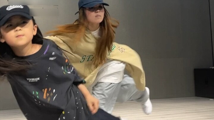 My daughter's expression told me that I have learned this dance...