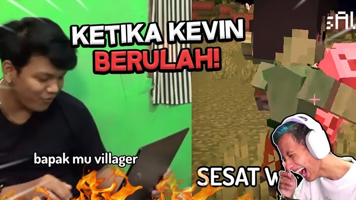 @Chum Kevin BERULAH NGAKAK BANGET!!@NevinGaming PRANK @VinsAlvin - Reaction Minecraft Indonesia