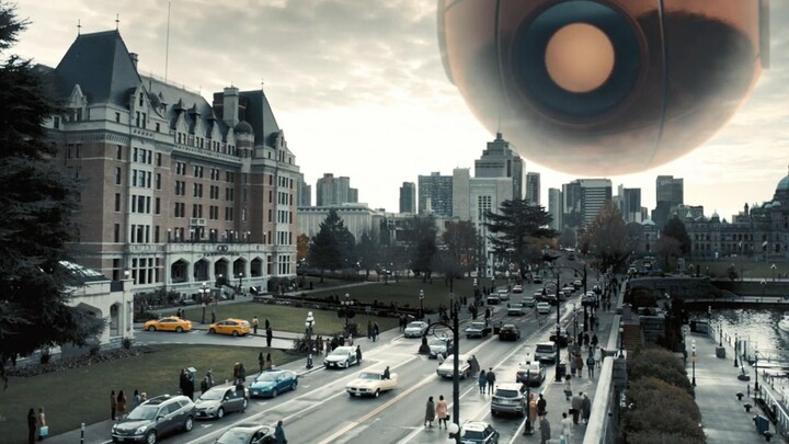 A Massive Red Sphere Suddenly Appears in the Sky, Freezing Everyone in Place—But Only One Person See