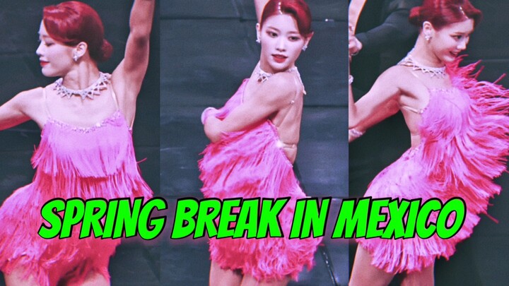 【沈小婷×偶运会|国标拉丁舞】冷知识：红发小美人鱼上岸后会跳拉丁舞❤️小婷×SPRING BREAK IN MEXICO❤️