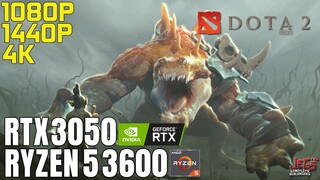 Dota 2 | Ryzen 5 3600 + RTX 3050 | 1080p, 1440p, 4K benchmarks!