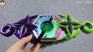 [Review] Super super super level color changing same model Kamen Rider Polar Fox purple ninja buckle