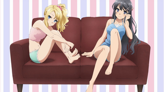 【剧场版/新画面/CloverWorks】青春猪头少年不会梦到娇怜外出妹「在现场演出MC中展现天然一面的卯月」正片映像【MCE汉化组】