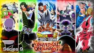 DRAGON BALL SUPER CARD GAME Series 9 -UNIVERSAL ONSLAUGHT- Trailer