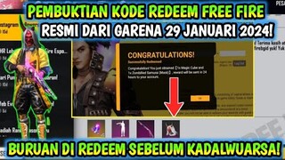 KODE REDEEM FREE FIRE TERBARU 29 JANUARI 2024 HARI INI | KODE REDEEM FF TERBARU 29 JANUARI 2024