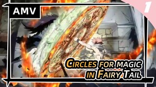 Circles for magic in Fairy Tail