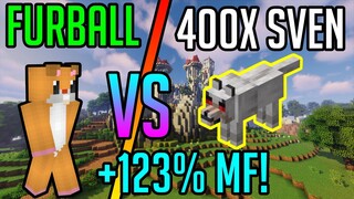 LOOT FROM 400x T4 SVENS LUCKY? | 3 Likes = 1 BOSS | Hypixel Skyblock Slayer Marathon #3