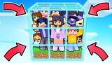 10 FRIENDS in 1 BOX in Minecraft!
