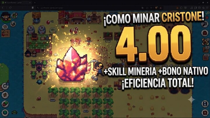 Cómo Minar CRIMSTONE en Sunflower Land Consigue el +3