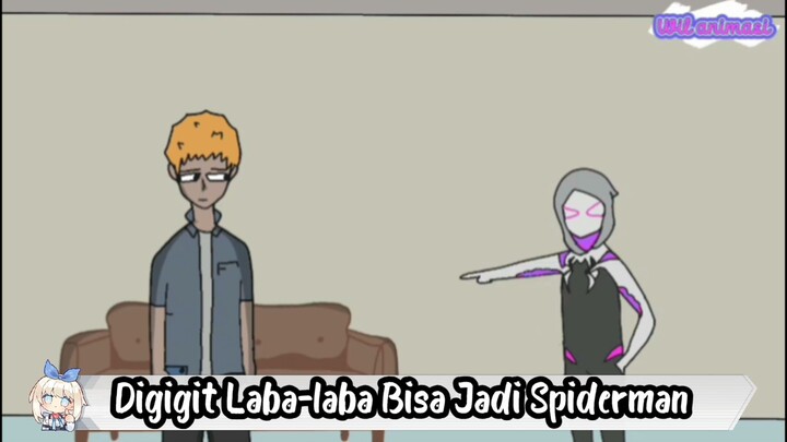 Di Gigit Laba-laba Bisa Jadi Spiderman|Animasi Lucu|WilAnimasi|
