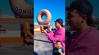 donat ajaib #funny #satisfying #balloon #challenge